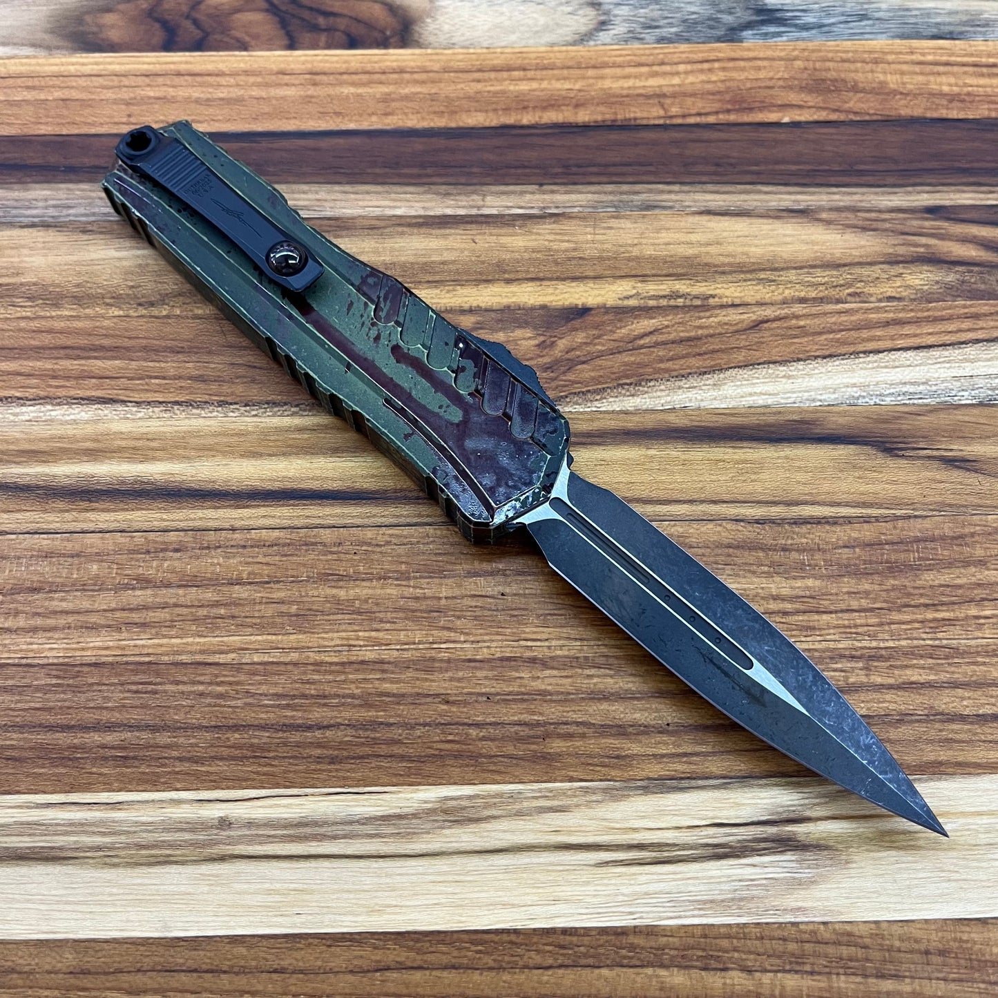 Microtech Signature Series Cypher II D/E 3.5" Auto Outbreak