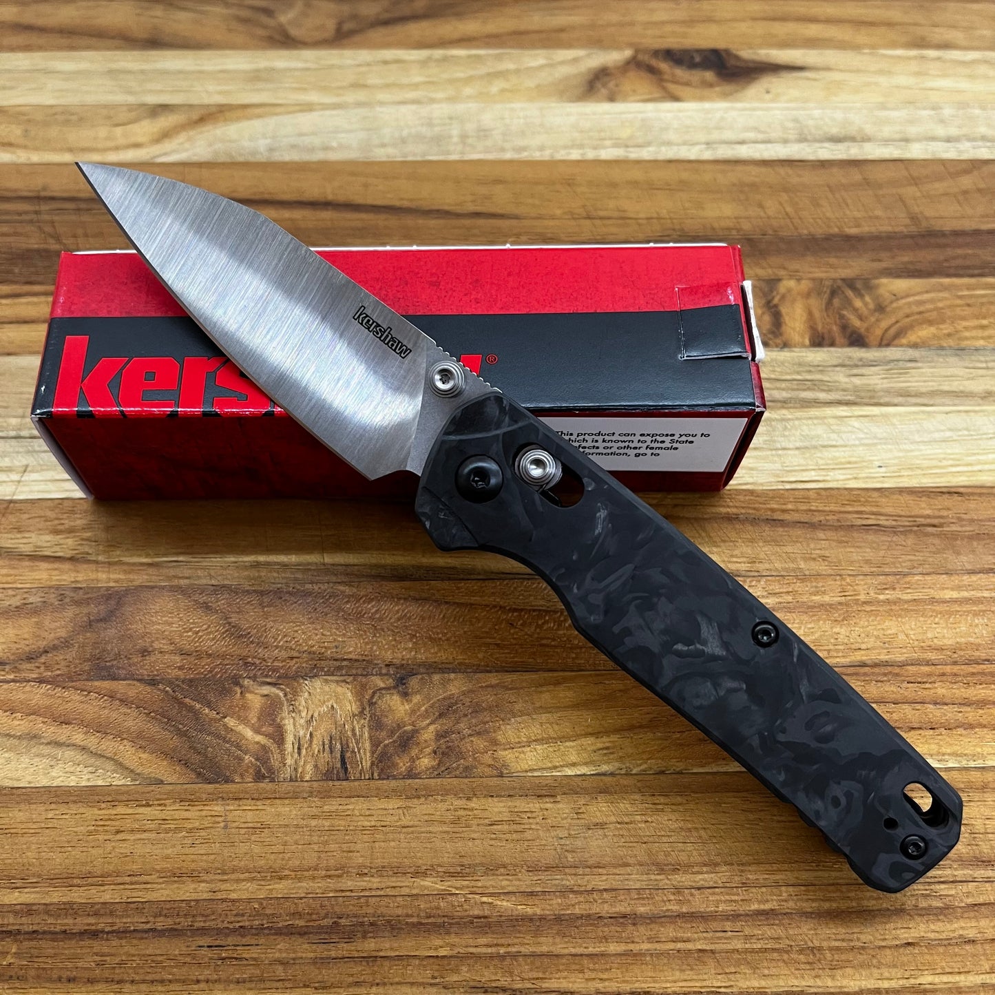 Kershaw Bel Air 3" Folding Knife w/ Marbled Carbon Fiber Handle