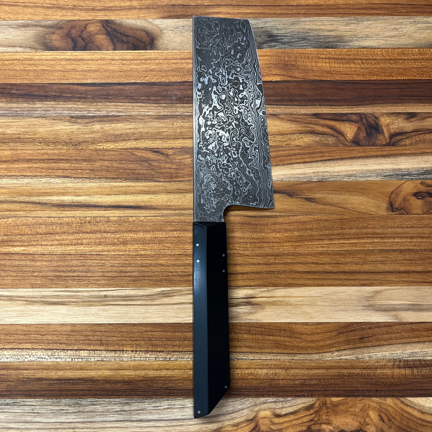 Enceladus 140mm (5.5") Nakiri w/ Walnut Burl & G10 Handle