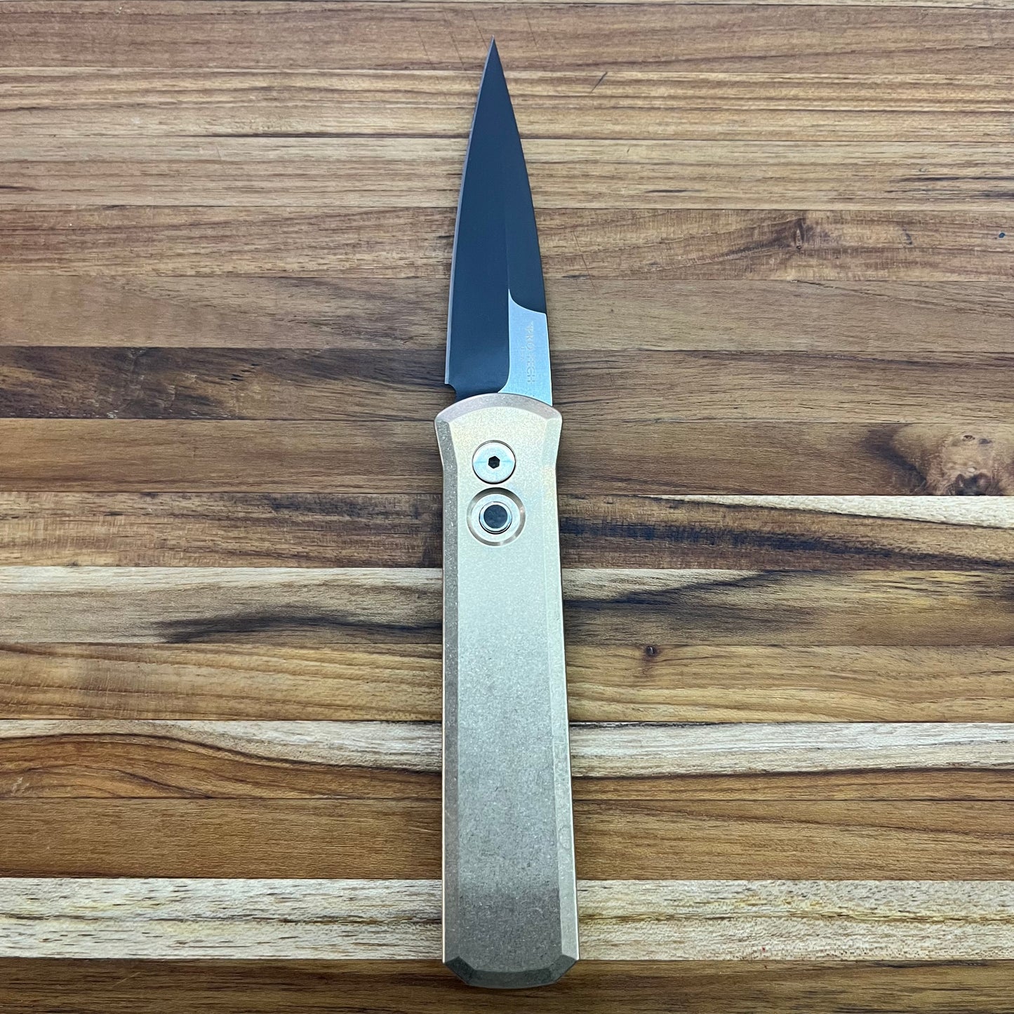 Pro-Tech Godson 3.25" Auto w/ AlBronze Handle