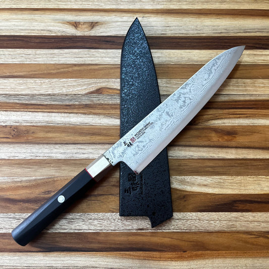 Mcusta Zanmai Black Lacquer 210mm (8.25") Gyuto Saya w/ Pin