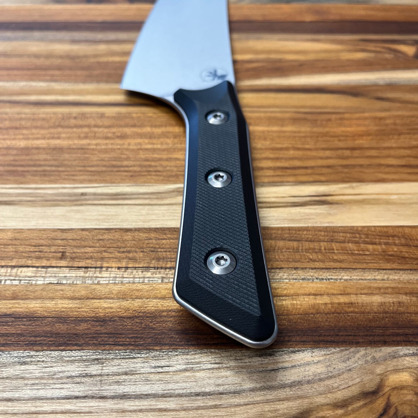 Microtech Culinary 8" Chef's Knife w/ Black G10 Handle