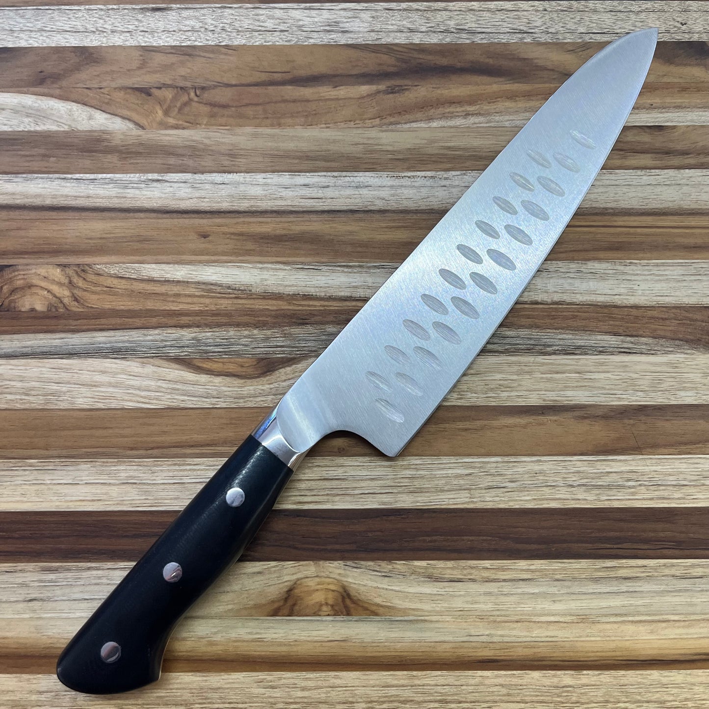 Perfect Edge Cutlery Dragon Ice 9" Chef's Knife w/ Double Hallow-Ground
