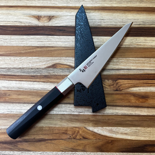 Mcusta Zanmai Black Lacquer 145mm (5.75") Boning Saya w/ Pin