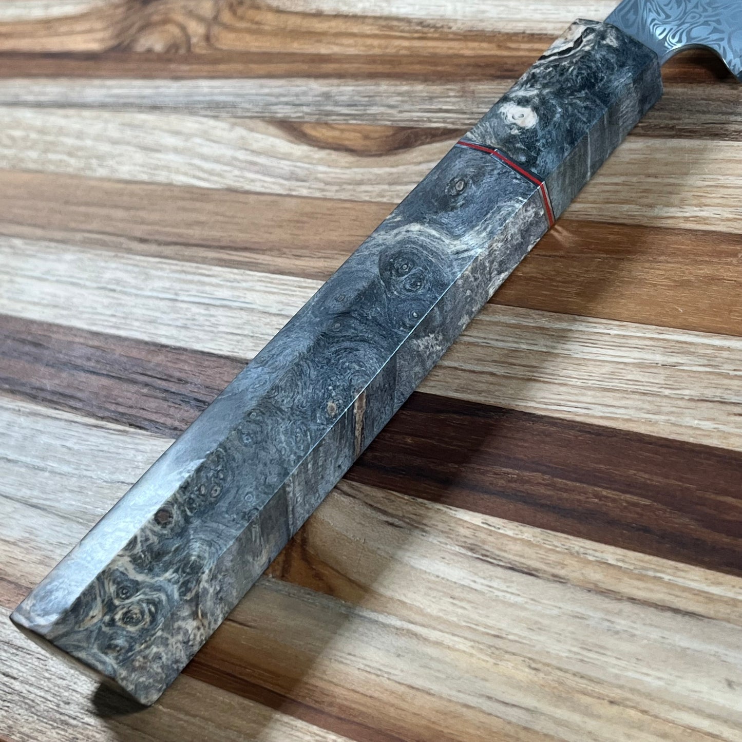 Alfredo Faccipieri Artisanal 6.5" Petty w/ Damasteel Svavner Damascus & Buckeye Handle