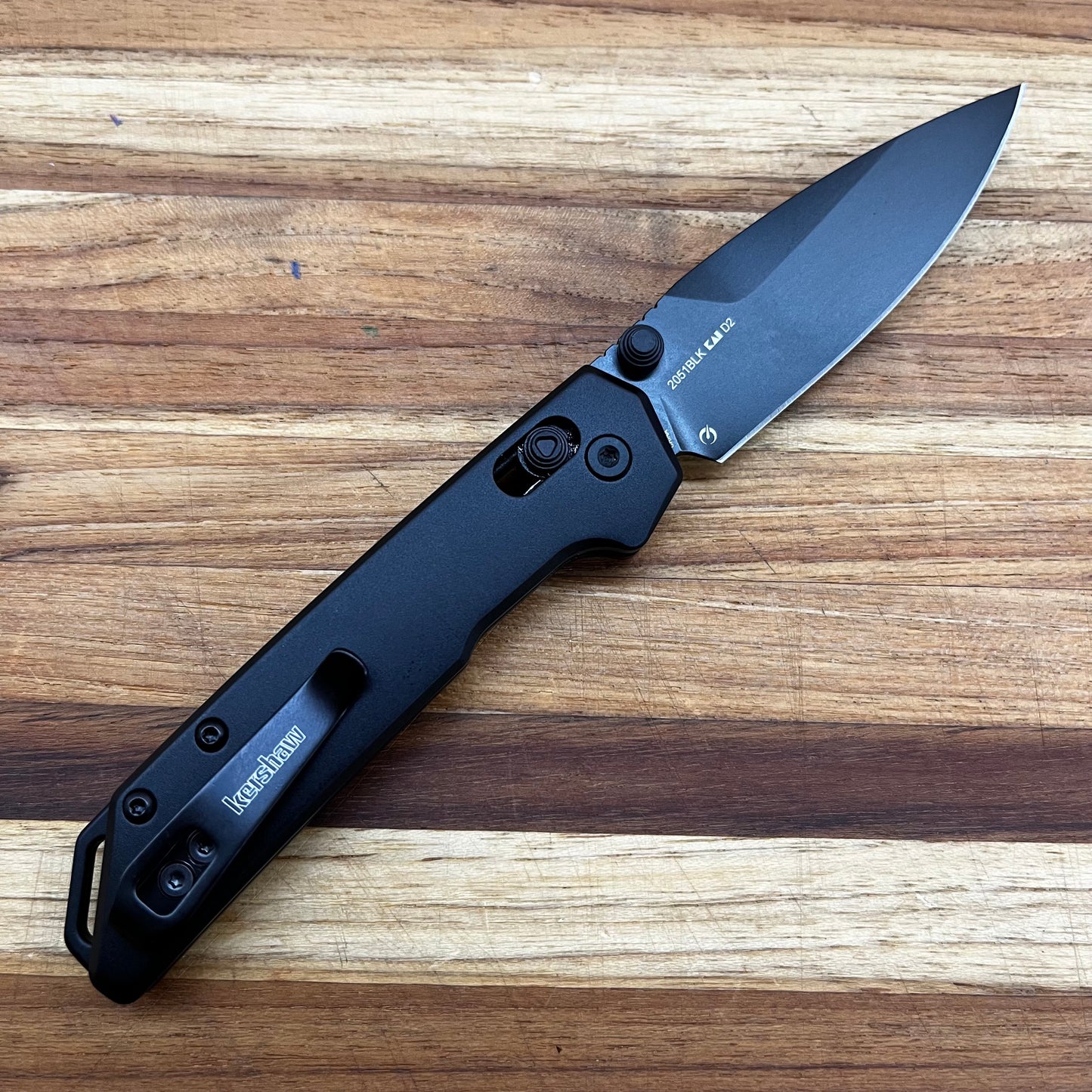 Kershaw Mini Iridium 3" All Black Folding Knife