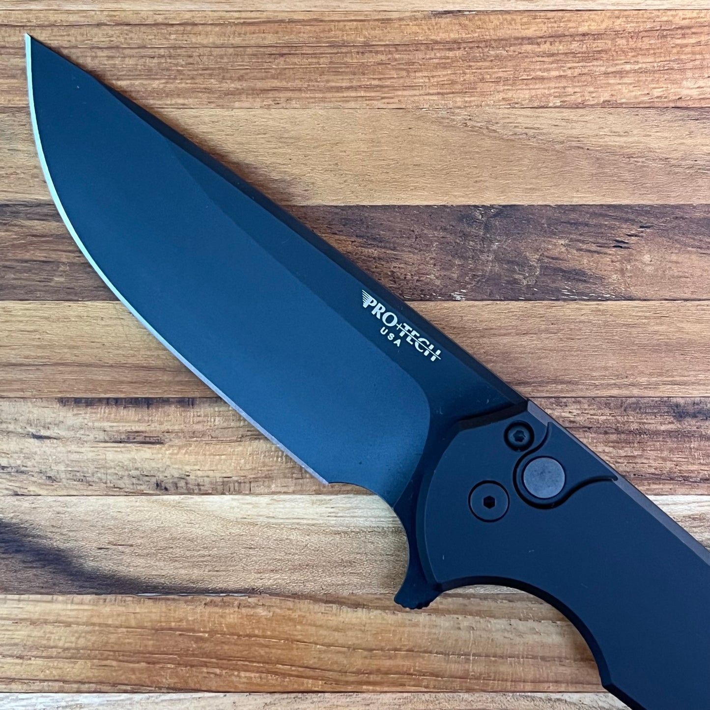 Pro-Tech Mordax 3.5" All Black Flipping Knife