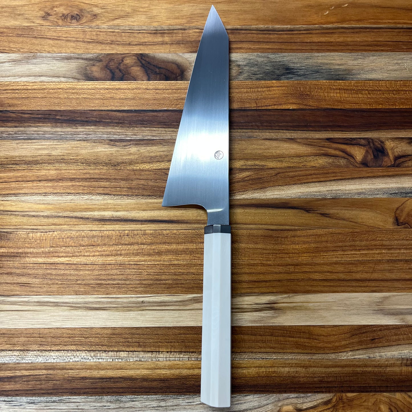Enceladus 180mm (7") K-Tip Petty w/ Faux Ivory & Titanium Handle