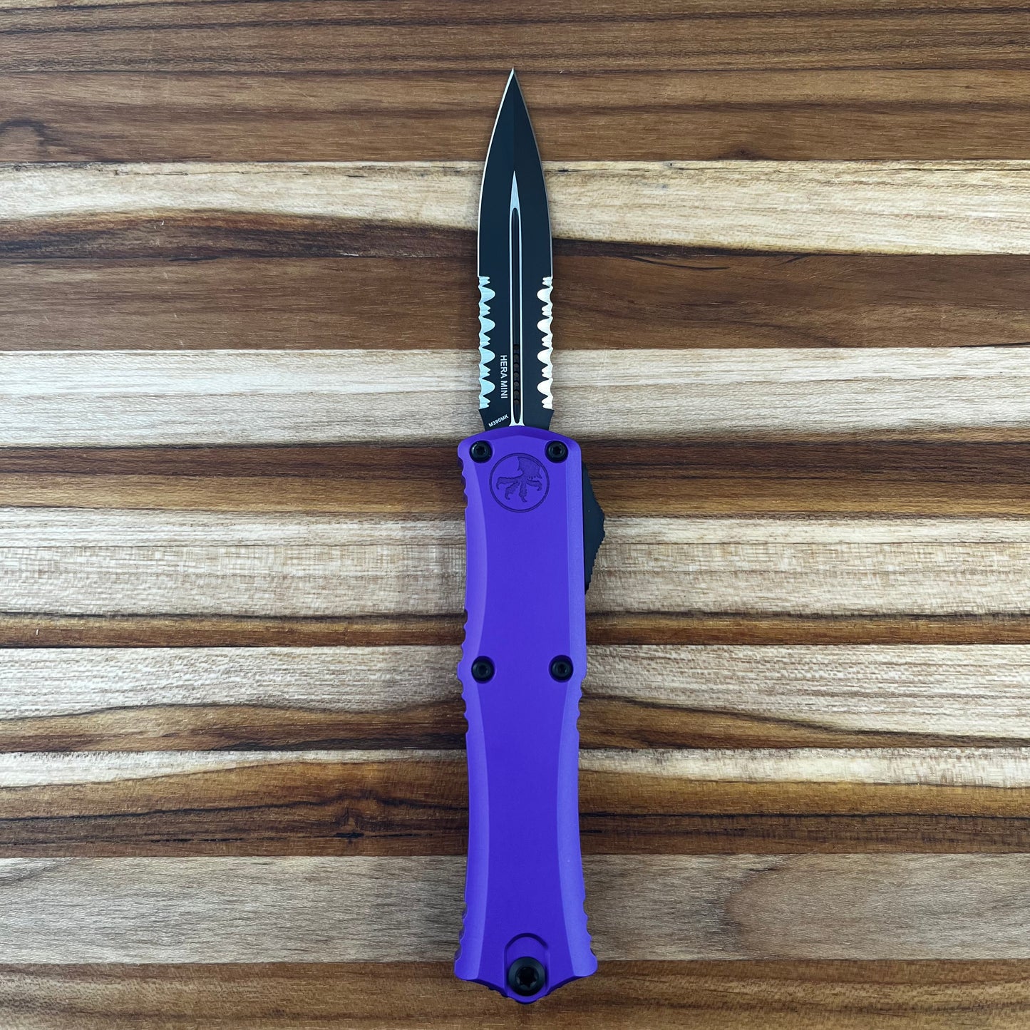 Microtech Hera II Mini 3" OTF w/ Purple Handle