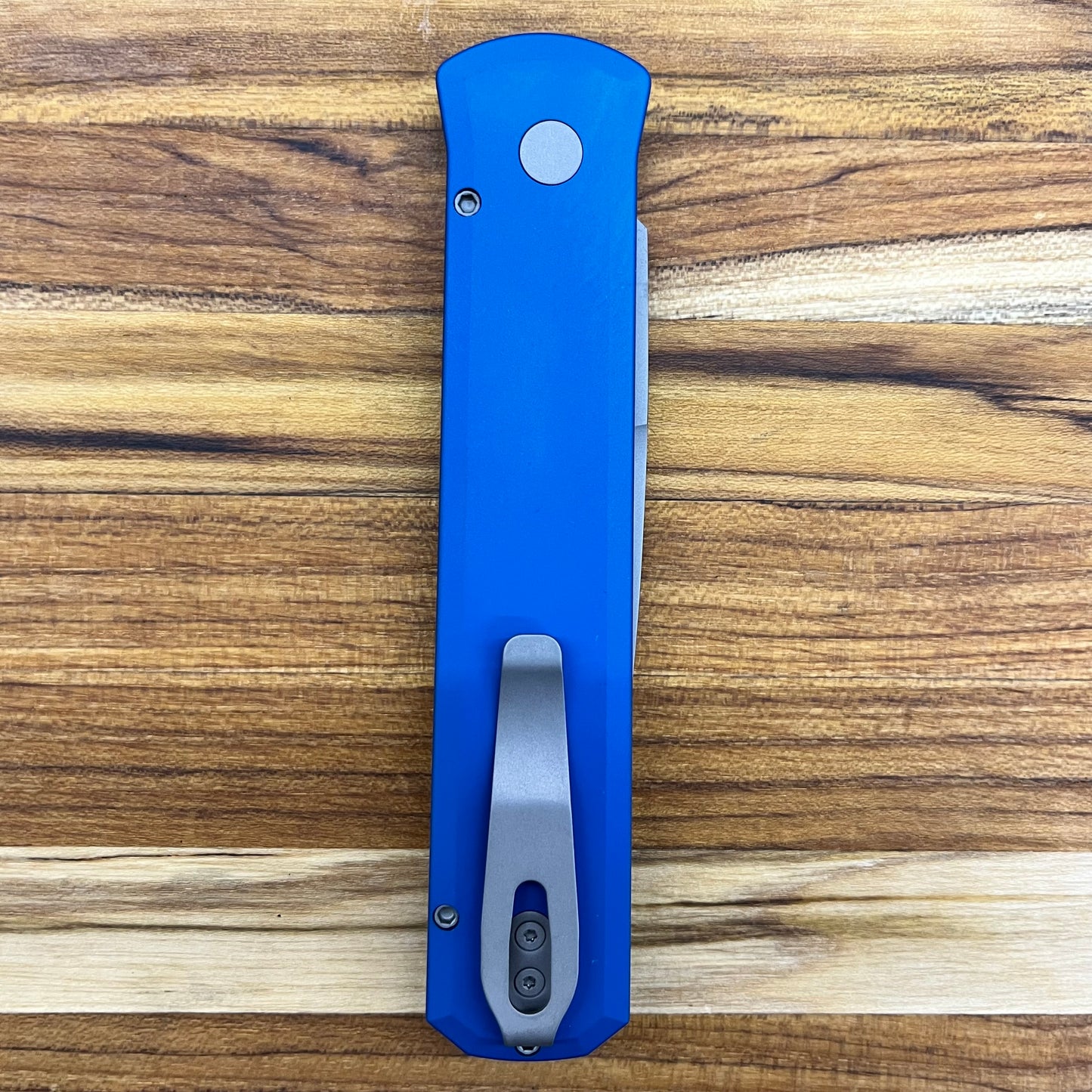 Pro-Tech Godfather 4" Auto w/ Blue Handle
