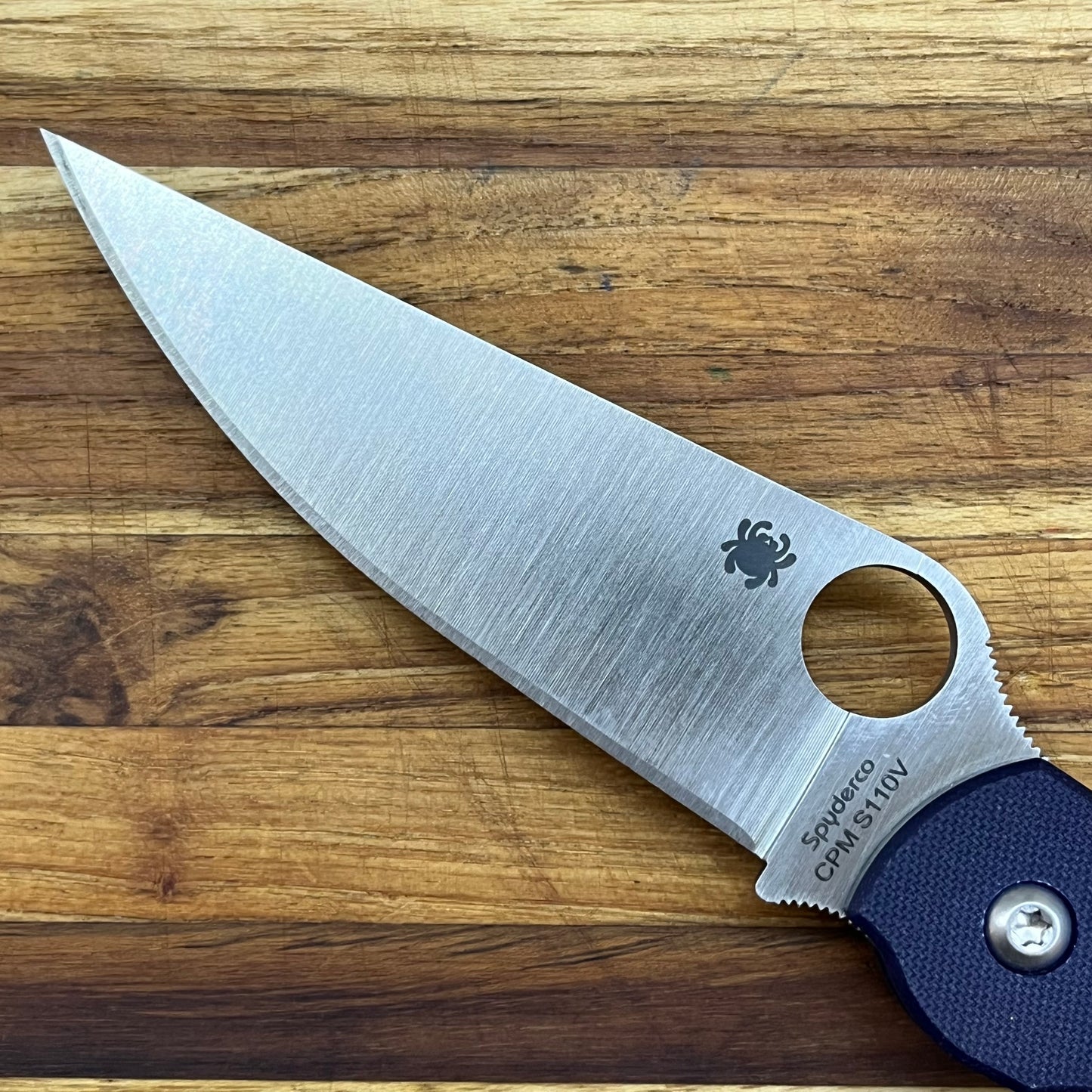 Spyderco Military S110V Blue G10 Folder