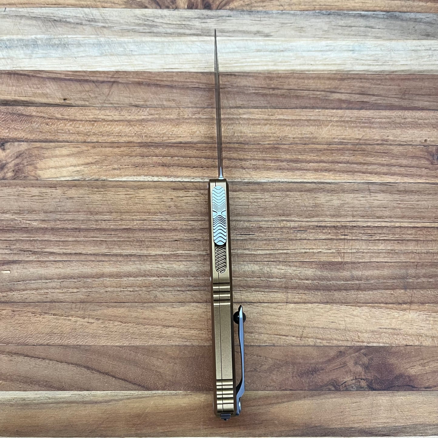 Microtech Hera II Mini D/E 3" OTF w/ Tan Aluminum Handle