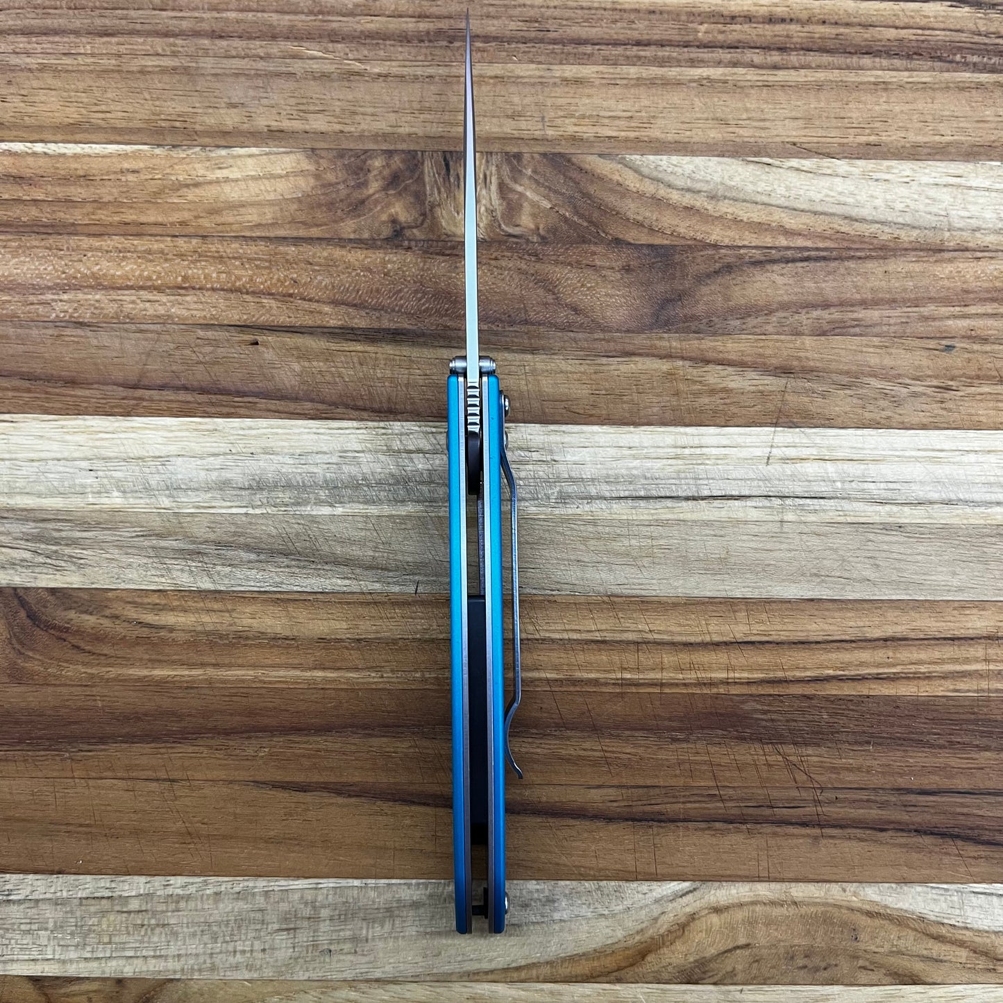 Kershaw Leek 3" Flipping Knife w/ Teal Aluminum Handle