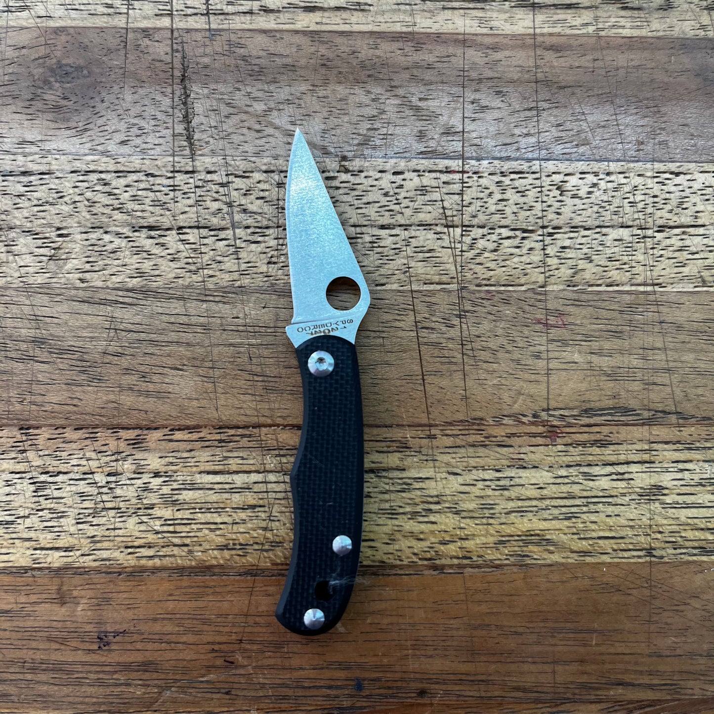 Spyderco Bug 1" Folding Knife w/ Black Handle