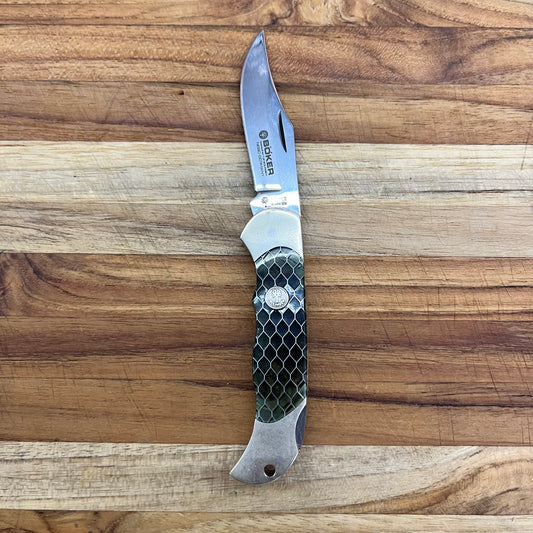 *DISCONTINUED* Boker Boy Scout 2.25" Black Honeycomb