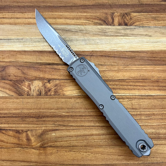 Microtech Ultratech Gen III ZBP S/E 3.5" OTF w/ Natural Clear Handle