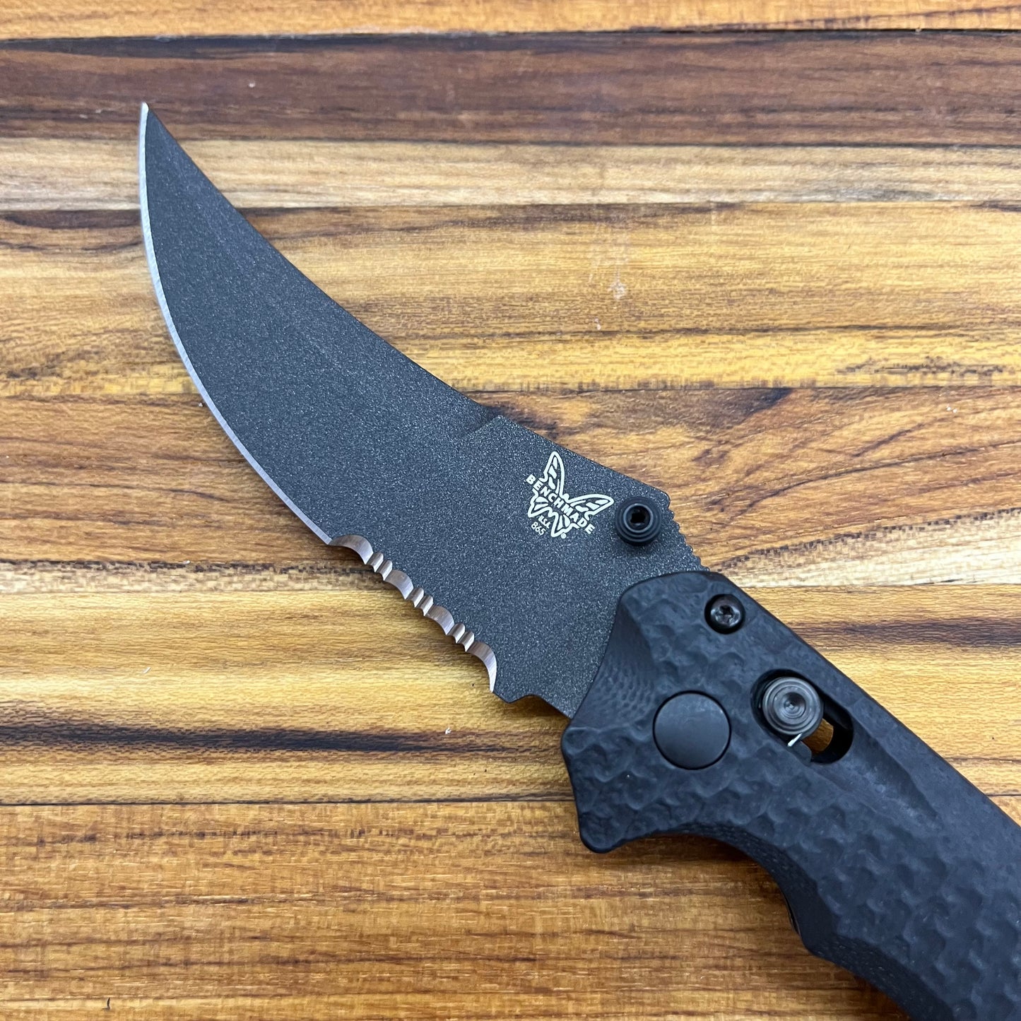 Benchmade Mini Bedlam 3.5” Folding Knife Black Handle