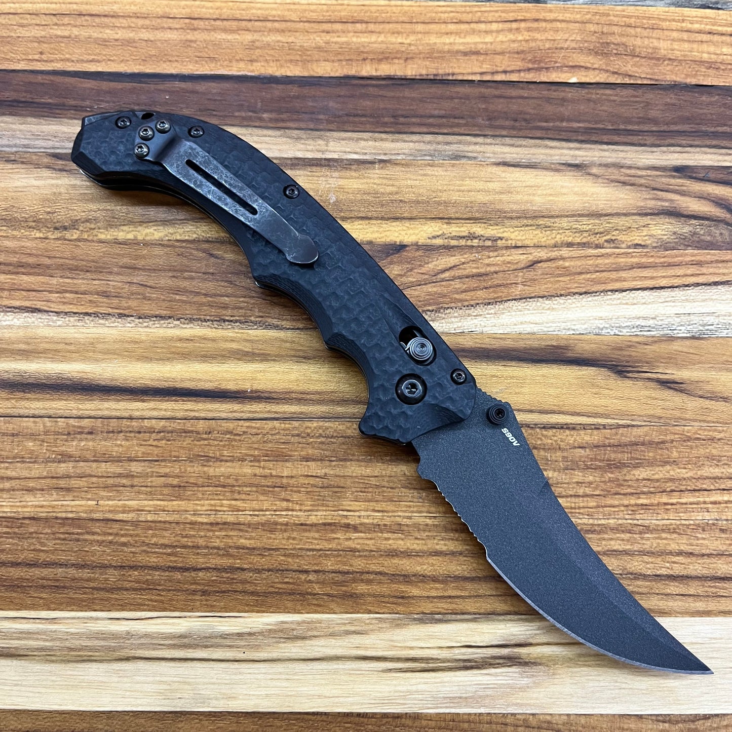 Benchmade Mini Bedlam 3.5” Folding Knife Black Handle