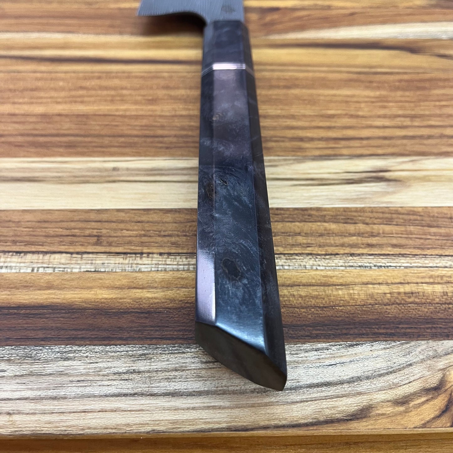Alfredo Faccipieri 215mm (8.5") Gyuto w/ Vegas Forge Damascus & Black Buckeye Burl Handle