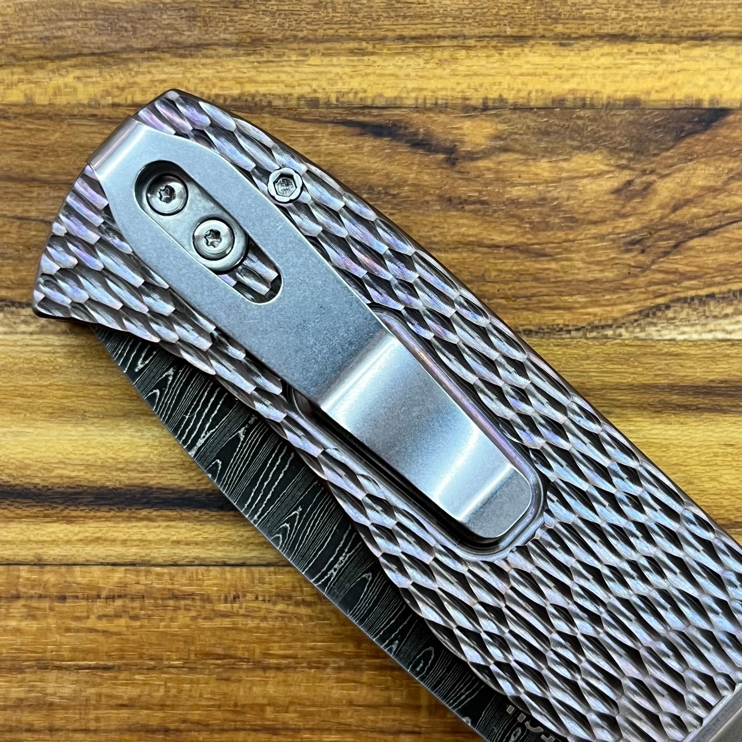 Pro-Tech 2025 Emerson CQC7 Custom 002 3.25" Auto w/ Burnt Bronze Titanium Handle
