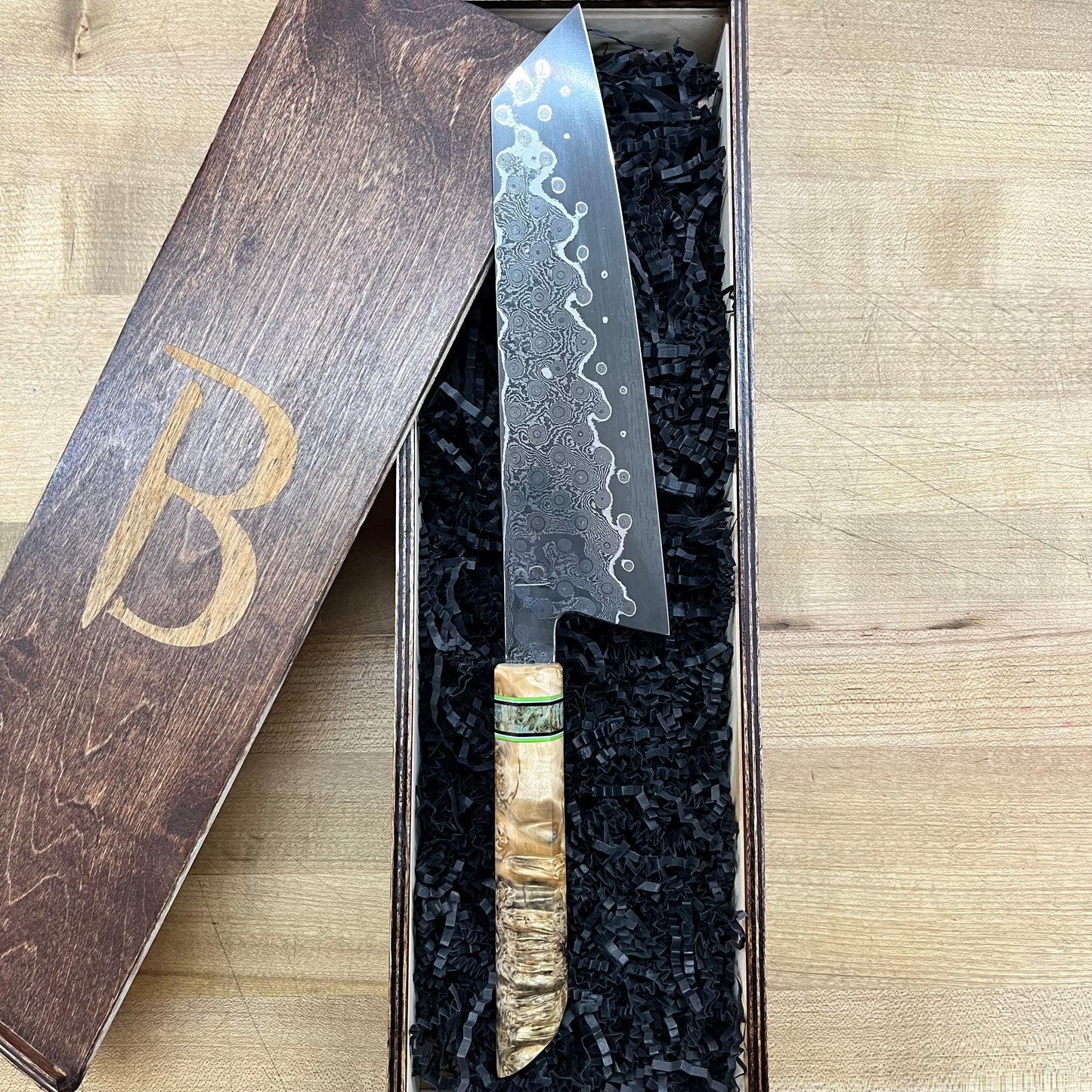 Baldwin Blades 215mm (8.5") K-Tip Gyuto w/ Birchwood Handle