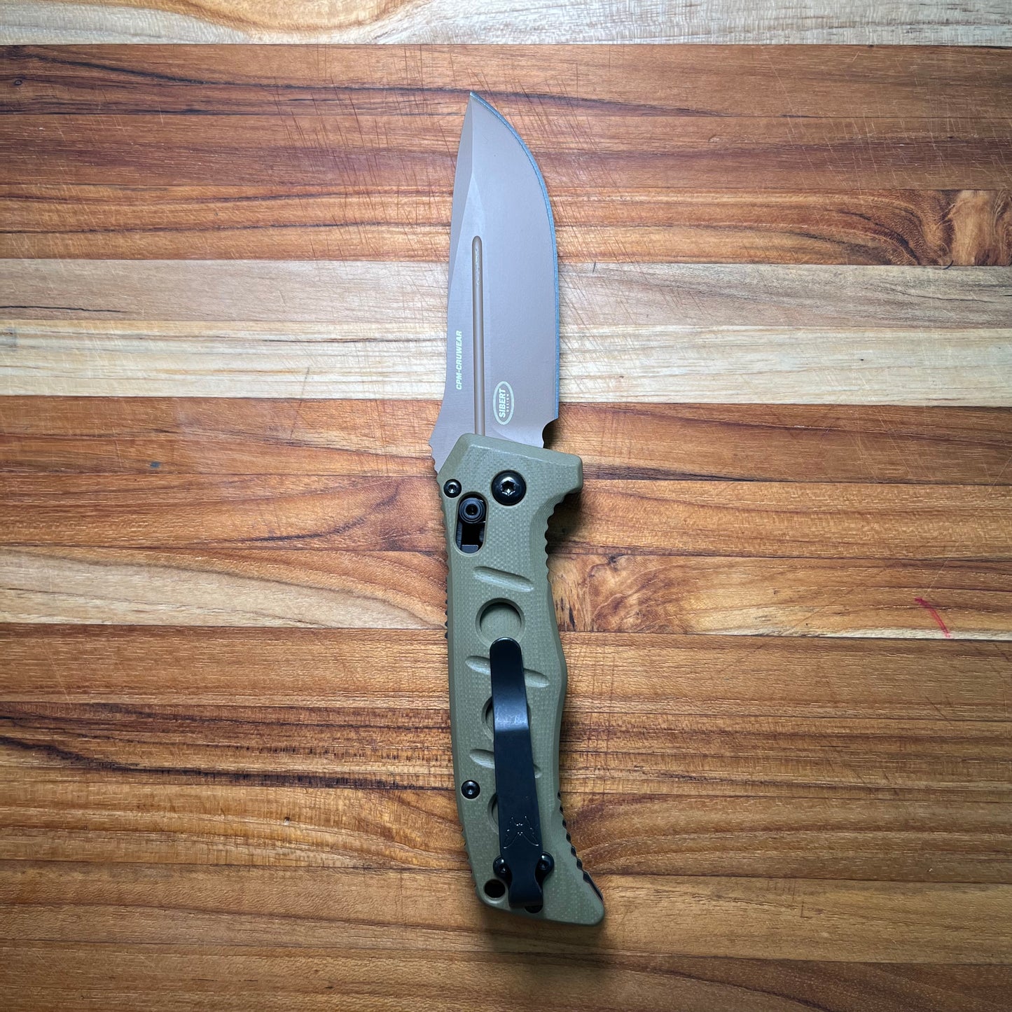 Benchmade Mini Adamas 3.25" Auto w/ OD Green G10 Handle