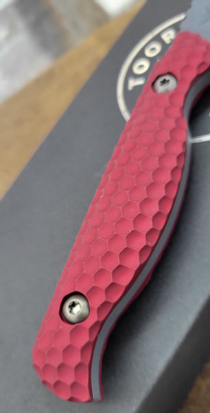 Toor Knives Mutiny Rum Red Fixed Blade