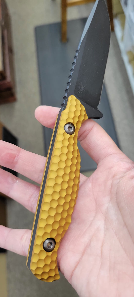 Toor Knives Mutiny Bounty Gold Fixed Blade