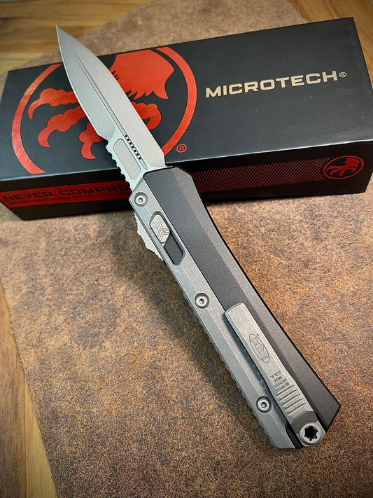 Microtech 184-10AP Glykon Bayonet Apocalyptic Standard Auto