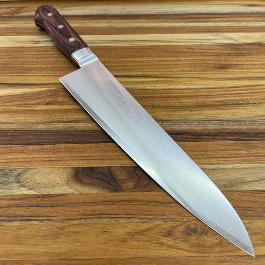 Kikuichi Elite Warikomi Gold 240mm (9.5") Gyuto