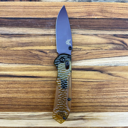 Benchmade SHOT Show Limited Edition Mini Freek 3" Folding Knife w/ Amber Ultem Handle
