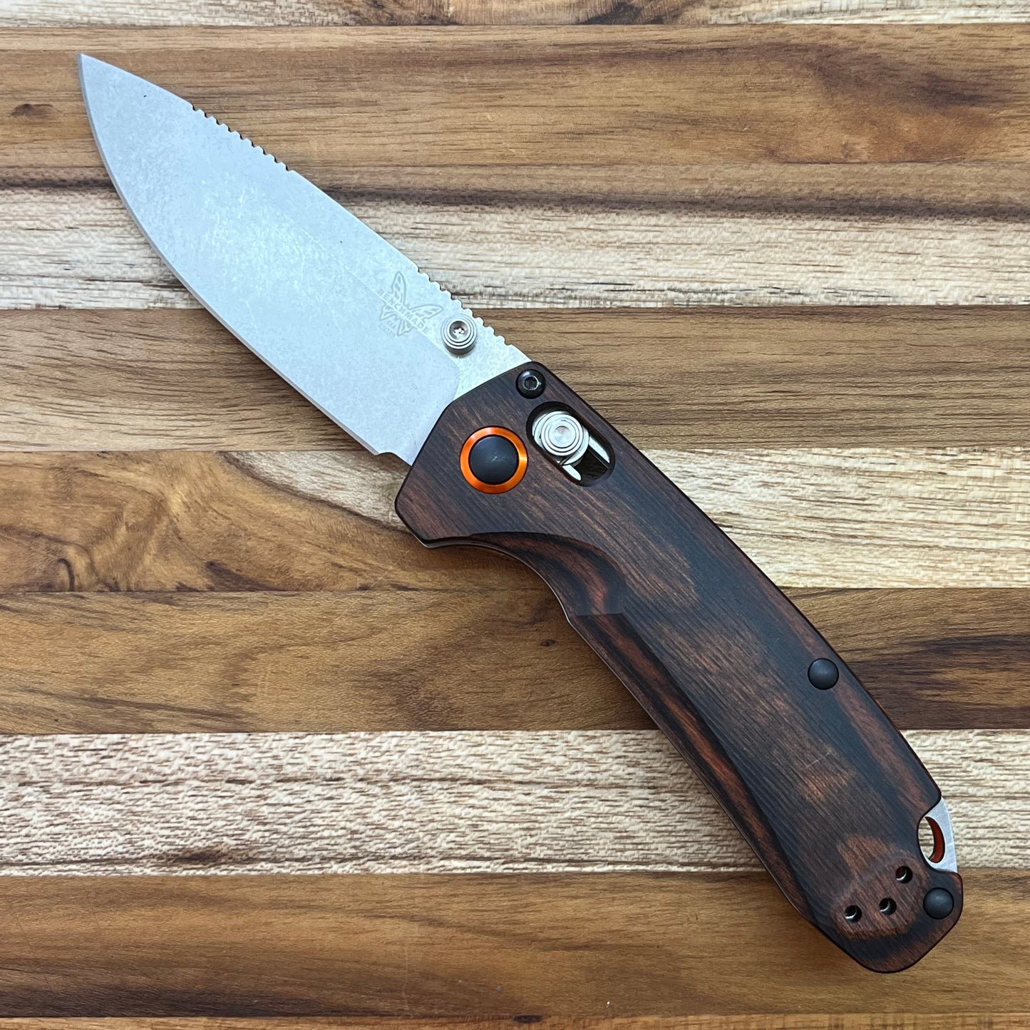 Benchmade North Fork 3" Folding Knife w/ Maple Handle