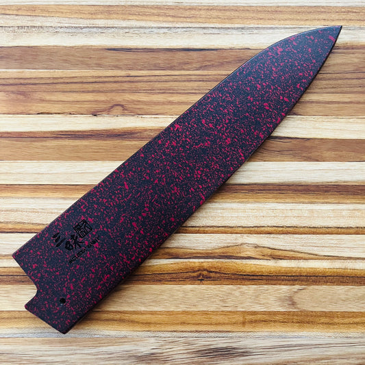 Mcusta Zanmai Red Lacquer 270mm (10.5") Gyuto Saya w/ Pin