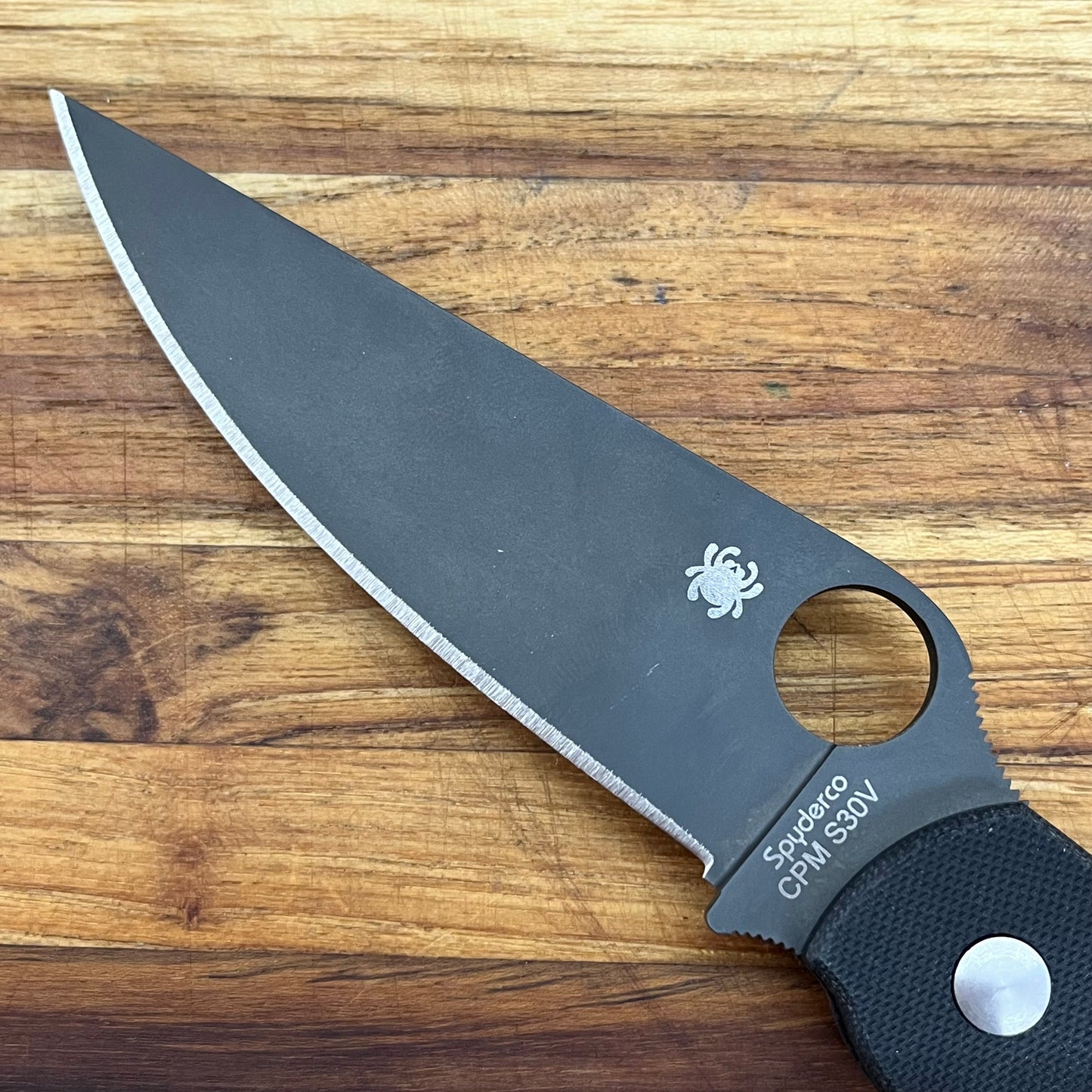 Spyderco Military Black Blade Black G10 Folder