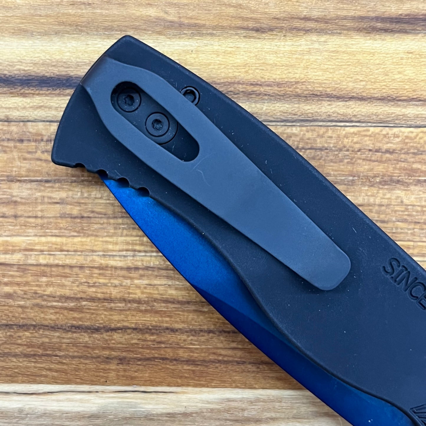 Pro-Tech TR-2 Nexus 3" Auto w/ Sapphire Blue Blade & Black Textured Handle