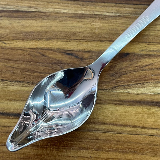 Mercer Tool 7.25" Satin Petite Saucier Spoon w/ Spout