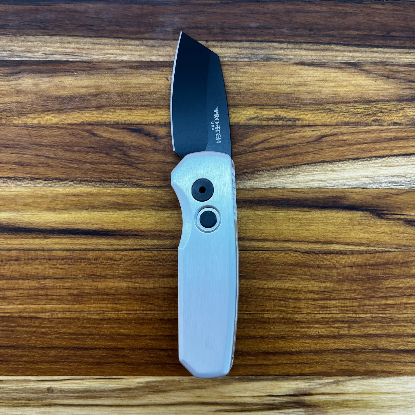 Pro-Tech Runt 5 2" Auto w/ 20CV & Silver Aluminum Handle