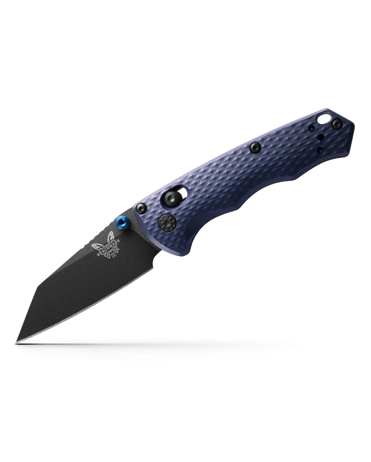 Benchmade Full Immunity 2.5" Folding Knife w/ Crater Blue Aluminum