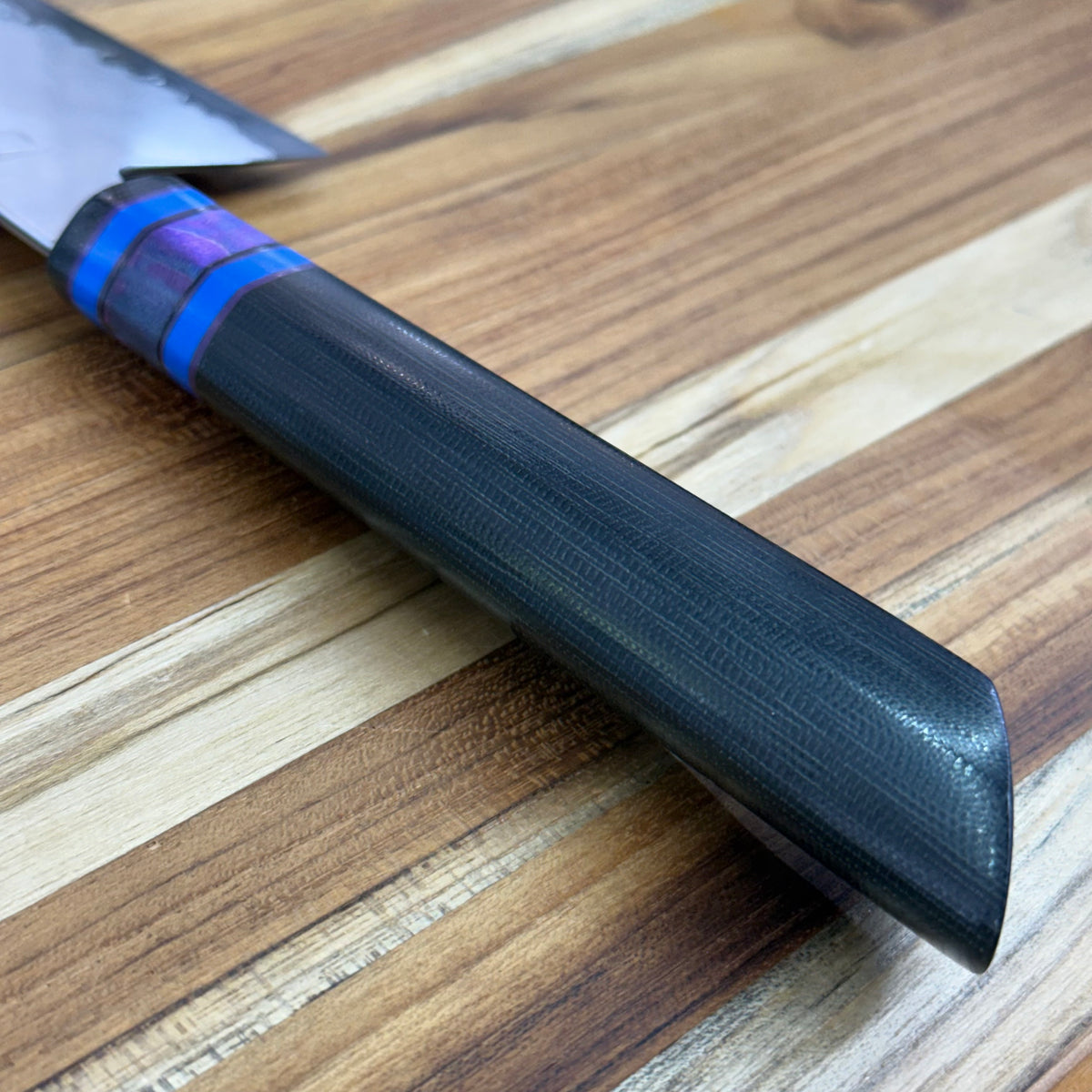 Baldwin Blades 190mm (7.5") Gyuto w/ Super Blue Sanmai Blade & Black Micarta Handle