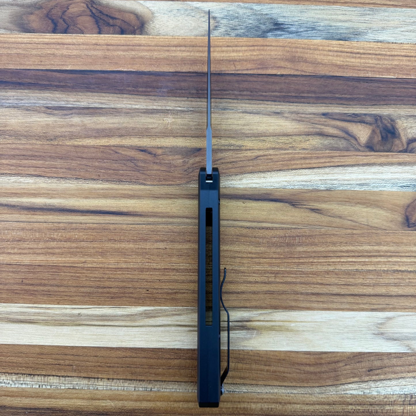 Pro-Tech Godfather 4" Auto w/ Smoky Grey Blade & Black Aluminum Handle