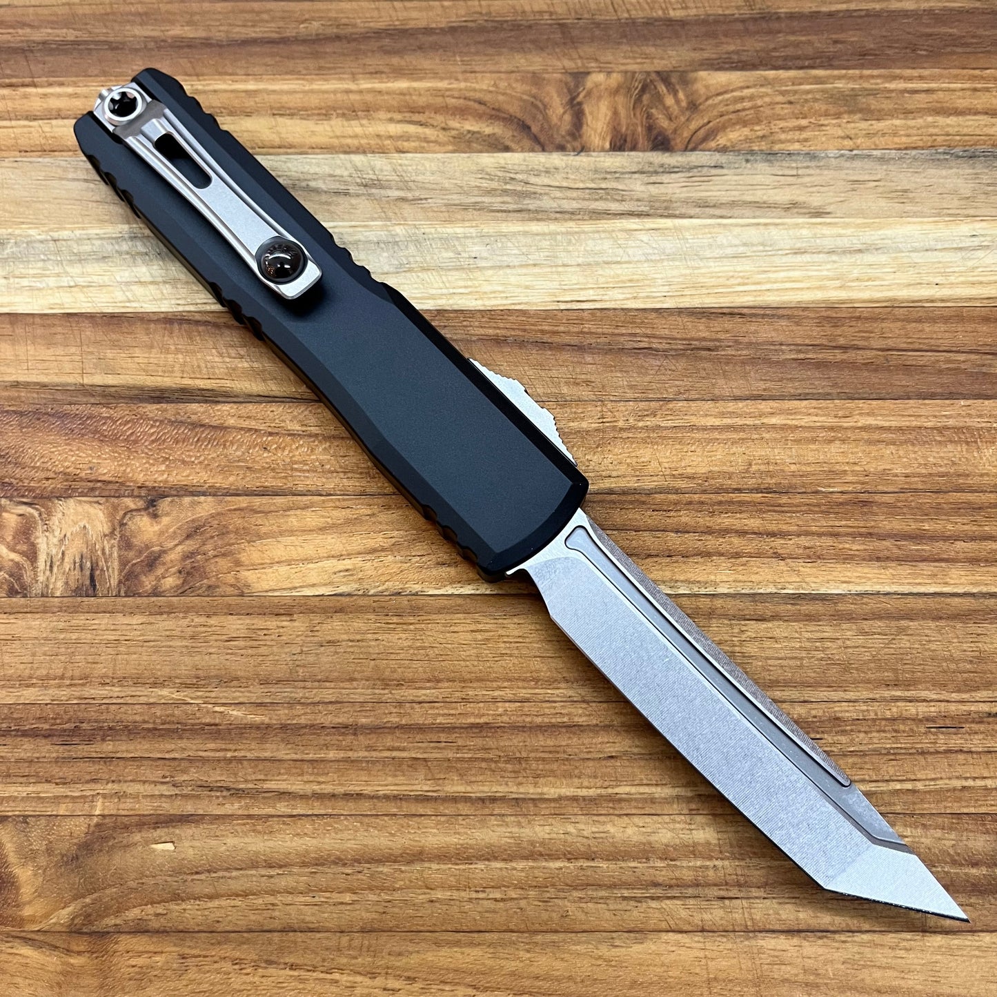Microtech Ultratech Gen III ZBP T/E 3.5" OTF w/ Black Aluminum Handle