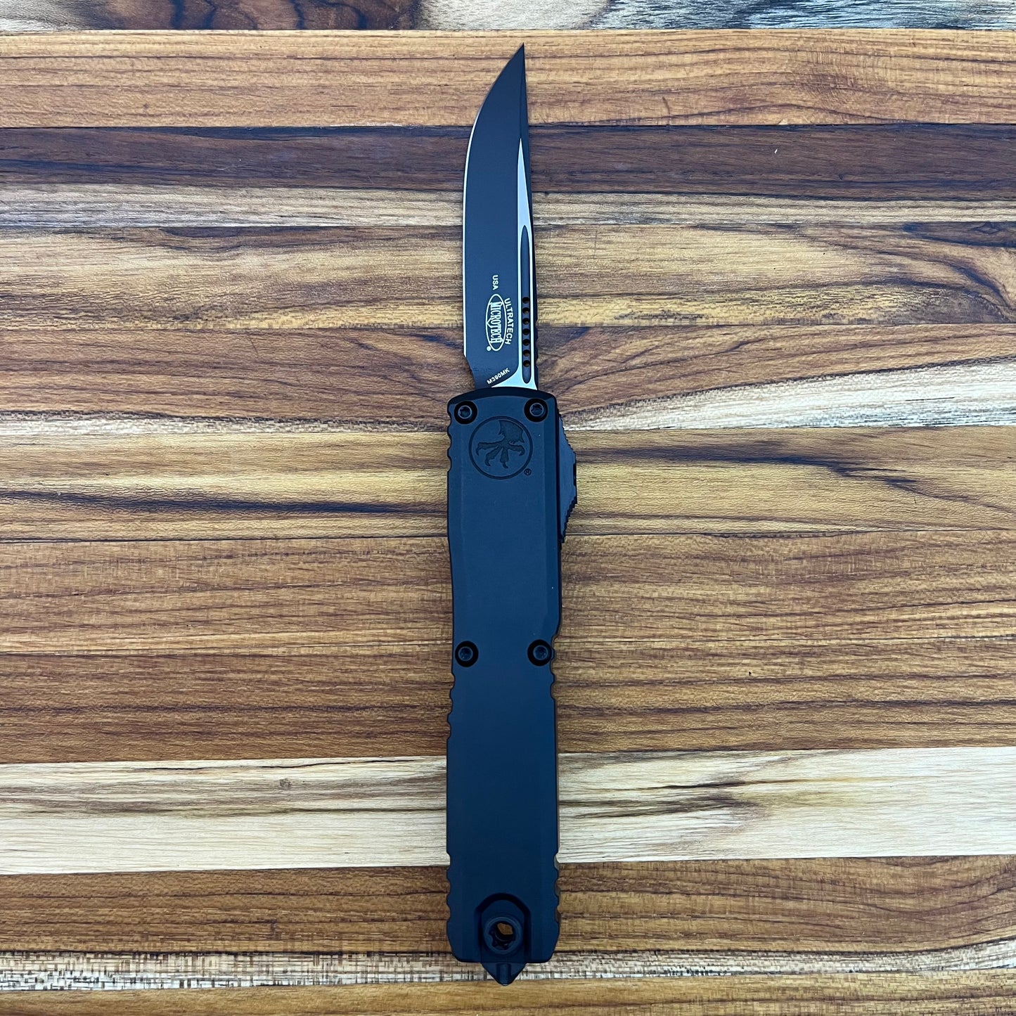 Microtech Ultratech Gen III ZBP 3.5" All Black OTF w/ Aluminum Handle