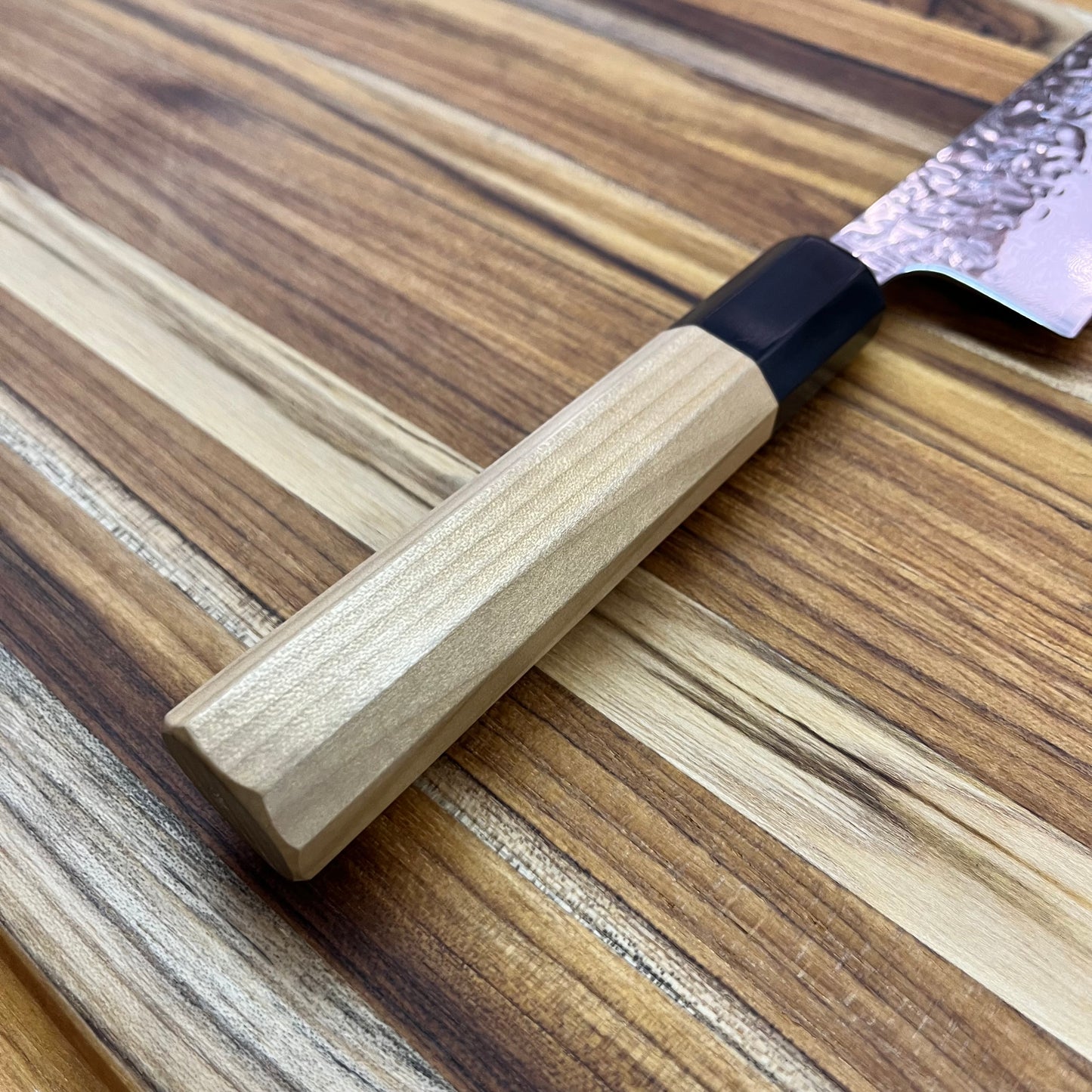 Kikuichi 67 Layer Mirror Damascus Tsuchime 210mm (8.25") Kiritsuke
