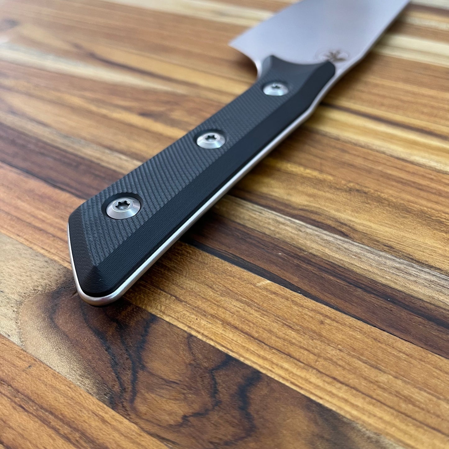 Microtech Culinary 6" Santoku w/ Black G10 Handle