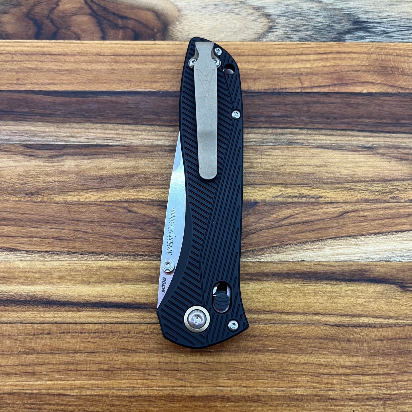 Benchmade Seven | Ten 4" Folding Knife w/ Black Aluminum Handle