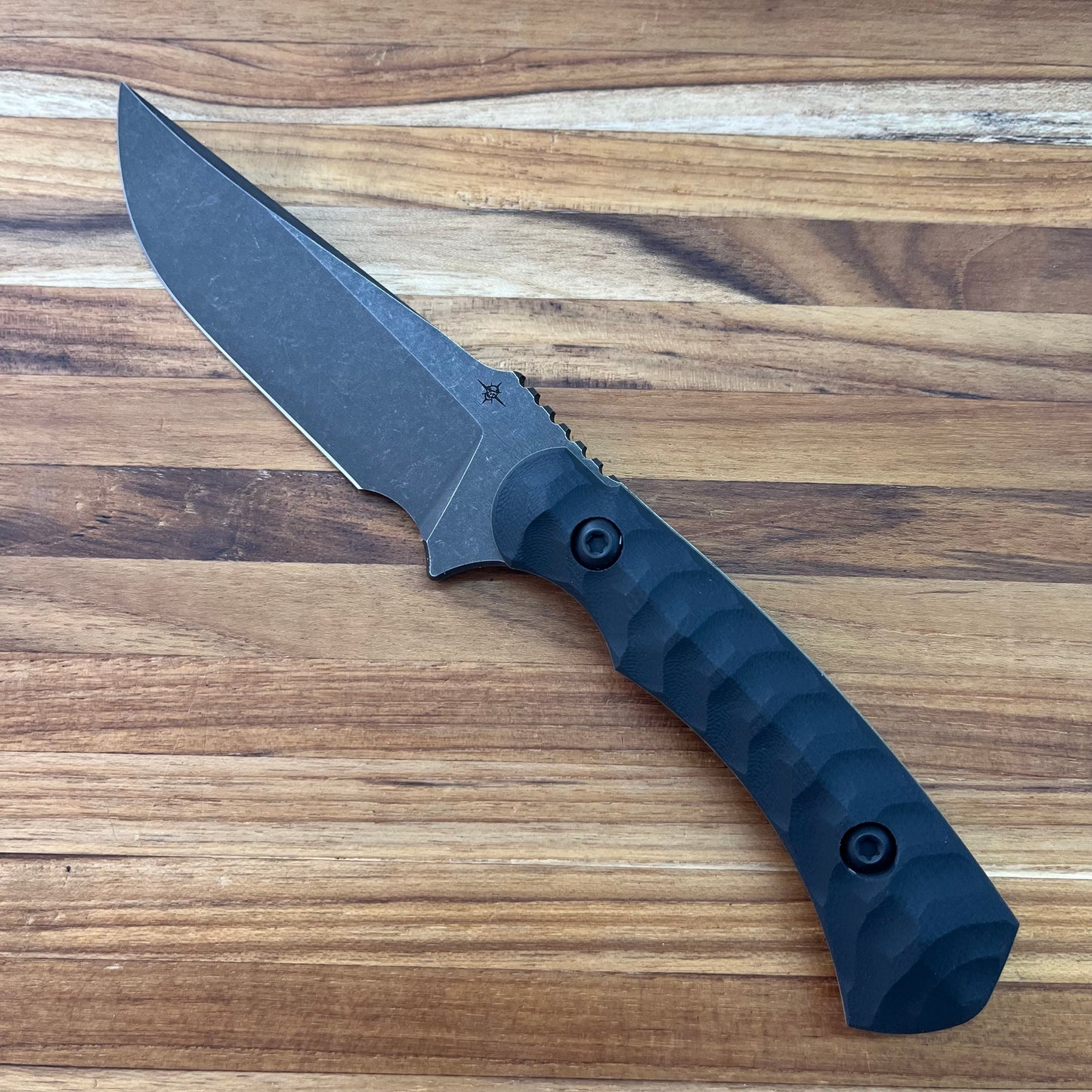 Toor Frontline 4" Bomber Black Brauler w/ Sheath