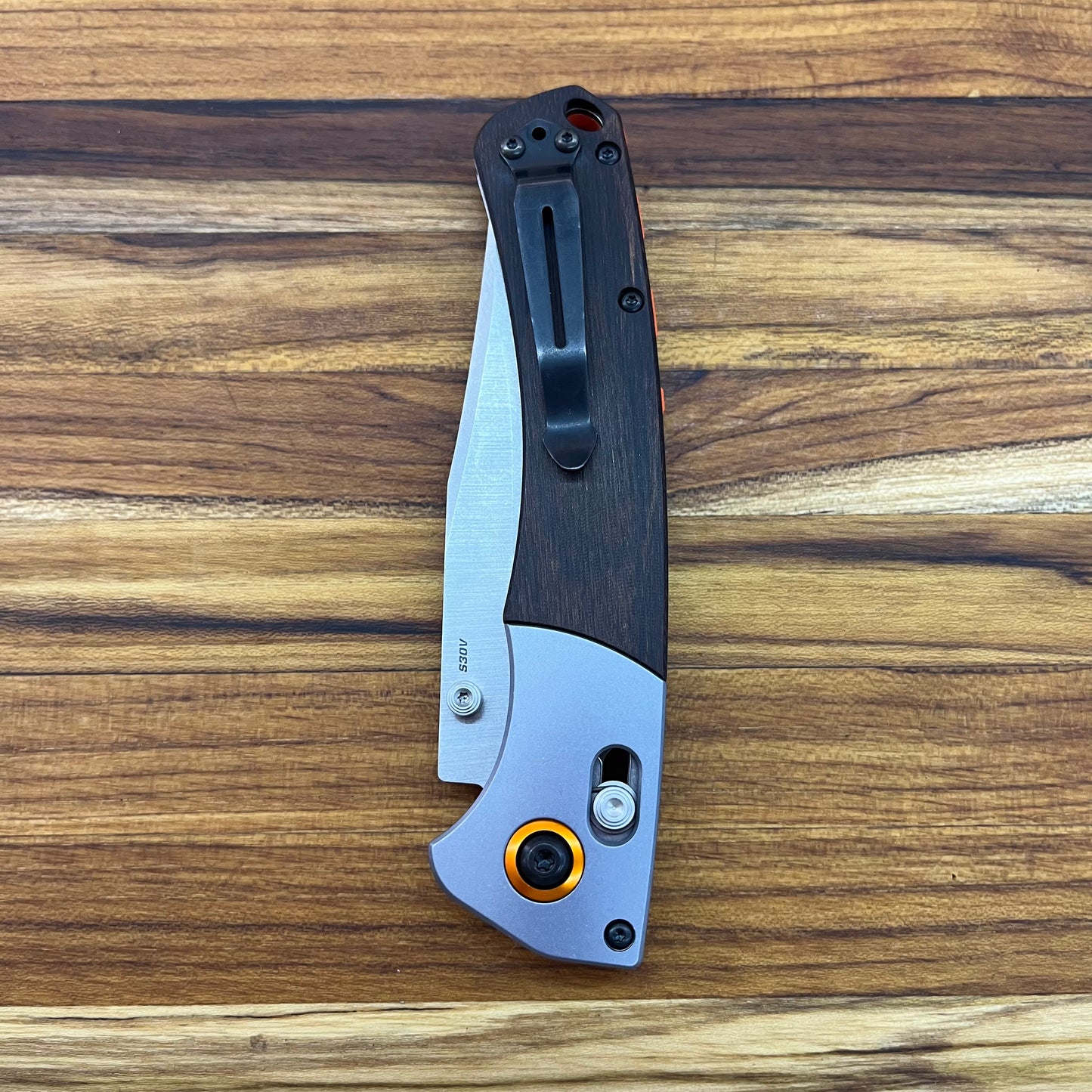 Benchmade Crooked River 4" Folding Knife w/ Dymondwood Handle