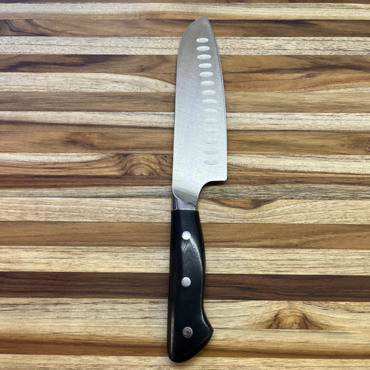 Perfect Edge Cutlery Dragon Ice 7" Santoku w/ Hollow-Ground