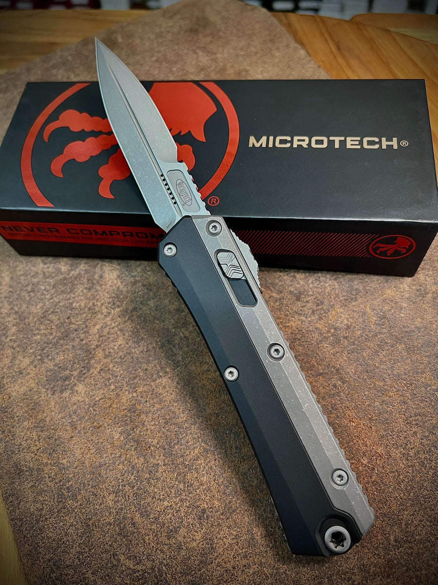 Microtech 121-10AP Ultratech S/E - Black Handle - Apocalyptic