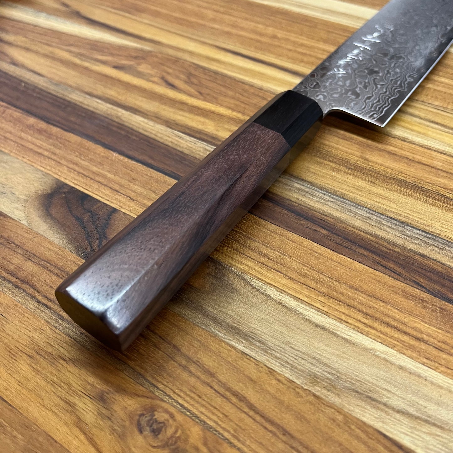Kikuichi Nickel Warikomi Damascus 170mm (6.75") Nakiri